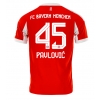 Bayern Munich Aleksandar Pavlovic #45 Hjemmedrakt 2025-26 Kortermet